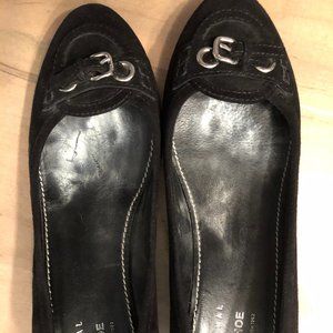 Car Shoe Suede Kitten heel pumps